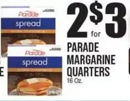 Extra Supermarket Parade margarine quarters offer