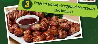 Smoked Bacon-Wrapped Meatballs