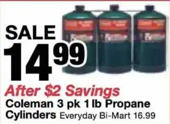 Coleman 1 lb Propane Cylinders