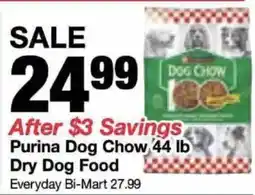Bi-Mart Purina dog chow dry dog food offer