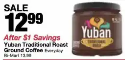Bi-Mart Yuban traditional roast ground coffee offer