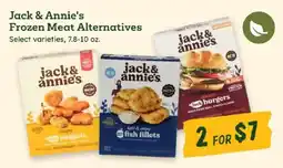 Sprouts Farmers Market Jack & Annie's frozen meat alternatives offer