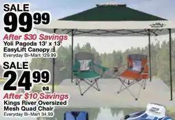 Bi-Mart Yoli Pagoda Canopy offer