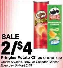 Bi-Mart Pringles Potato Chips offer