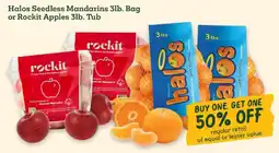Sprouts Farmers Market Halos Seedless Mandarins or Rockit Apples offer