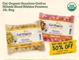 Sprouts Farmers Market Cal-Organic Sunshine Gold or Hillside Blend Nibbles Potatoes offer