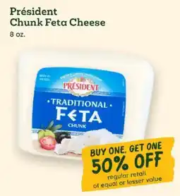 Sprouts Farmers Market President chunk feta cheese offer