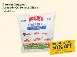 Sprouts Farmers Market Boulder Canyon Avocado Oil Potato Chips offer