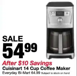 Bi-Mart Cuisinart 14 Cup Coffee Maker offer