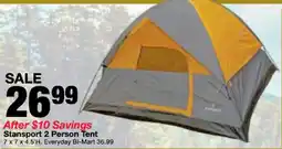 Bi-Mart Stansport 2 Person Tent offer