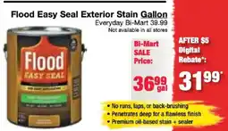Bi-Mart Flood Easy Seal Exterior Stain offer