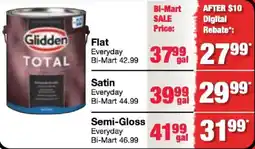 Bi-Mart Glidden total offer