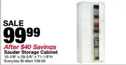 Bi-Mart Sauder Storage Cabinet offer