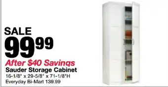 Bi-Mart Sauder Storage Cabinet offer