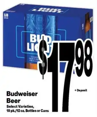 Super Saver Budweiser Beer offer