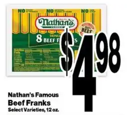 Super Saver Nathan's Famous Beef Franks offer