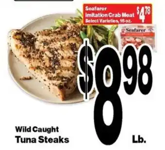 Super Saver Wild Caught Tuna Steaks offer