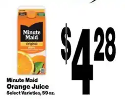 Super Saver Minute Maid Orange Juice offer