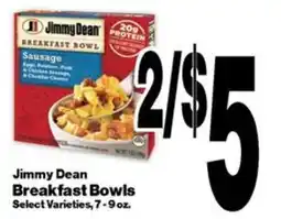 Super Saver Jimmy Dean Breakfast Bowls offer