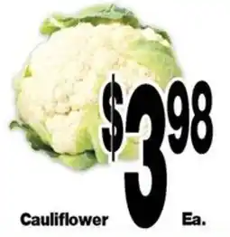 Super Saver Cauliflower offer