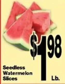 Super Saver Seedless Watermelon Slices offer