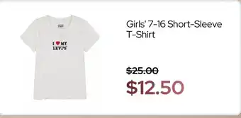 Levi's girls' short-sleeve t-shirt