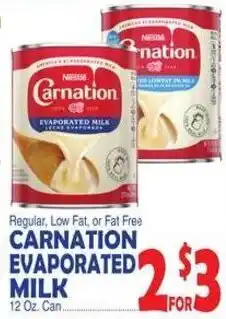 Bravo Supermarkets Carnation evaporated milk offer