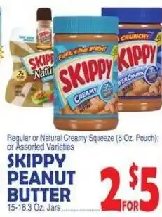 Bravo Supermarkets Skippy peanut butter offer