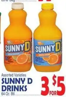 Bravo Supermarkets Sunny D drinks offer