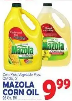 Bravo Supermarkets Mazola corn oil offer