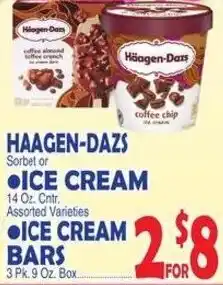 Bravo Supermarkets Haagen-Dazs sorbet or ice cream offer