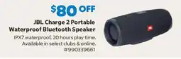 Sam's Club JBL charge 2 portable waterproof bluetooth speaker offer