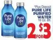 Bravo Supermarkets Pure Life purified water offer