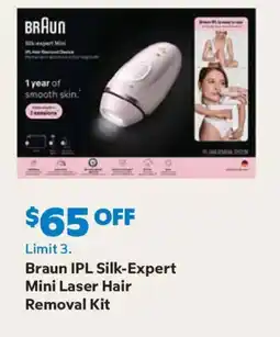 Sam's Club Braun IPL Silk-Expert Mini Laser Hair Removal Kit offer