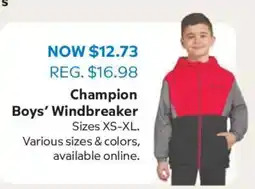 Sam's Club Champion Boys' Windbreaker offer
