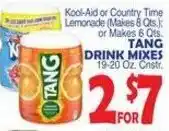 Bravo Supermarkets Tang drink mixes offer