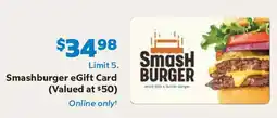 Sam's Club Smashburger eGift Card offer