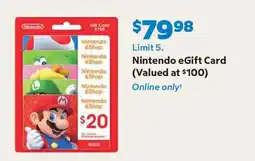 Sam's Club Nintendo eGift Card offer