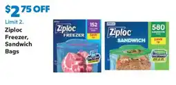 Sam's Club Ziploc Freezer, Sandwich Bags offer