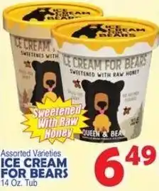 Bravo Supermarkets Ice cream for bears offer