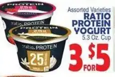 Bravo Supermarkets Ratio protein yogurt offer