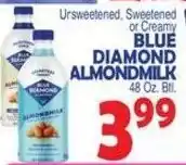 Bravo Supermarkets Blue Diamond Almondmilk offer