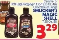 Bravo Supermarkets Smucker's magic shell offer