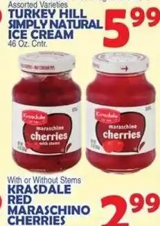 Bravo Supermarkets Turkey hill simply natural ice cream offer