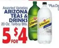 Bravo Supermarkets Arizona teas and drinks offer