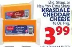 Bravo Supermarkets Krasdale cheddar cheese offer