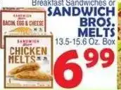 Bravo Supermarkets Sandwich Bros. Chicken Melts offer