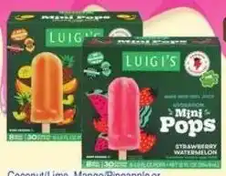 Bravo Supermarkets Luigi's mini pops offer