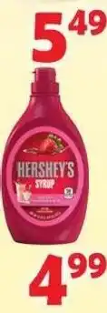 Bravo Supermarkets Hershey's syrup offer