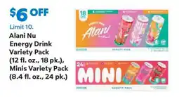 Sam's Club Alani Nu Energy Drink Variety Pack offer
